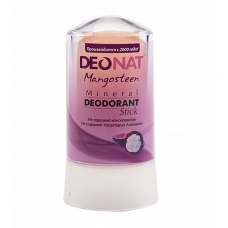 Минеральный дезодорант стик «Деонат» с экстрактом кожуры мангостина, малый. 