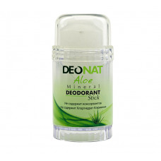 Минеральный дезодорант стик «Деонат» с экстрактом алое и глицерином, средний