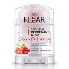 Минеральный дезодорант стик DEOKLEAR "Совершенная Красота" с экстрактом ягод годжи. 